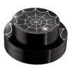 NOCCUR 60PCS Halloween Plastic Plates - 30 Black Dinner/Dessert Plates - Ideal for Halloween Party view 1