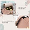 10 pack Pink Leather Bowknot Gift Boxes, Reusable Birthday Party Favor bag Candy Gift Boxs with Gold Bow For Wedding Baby Showers Christmas Party Decoration5 inches x3.5 inches (Pink) view 4
