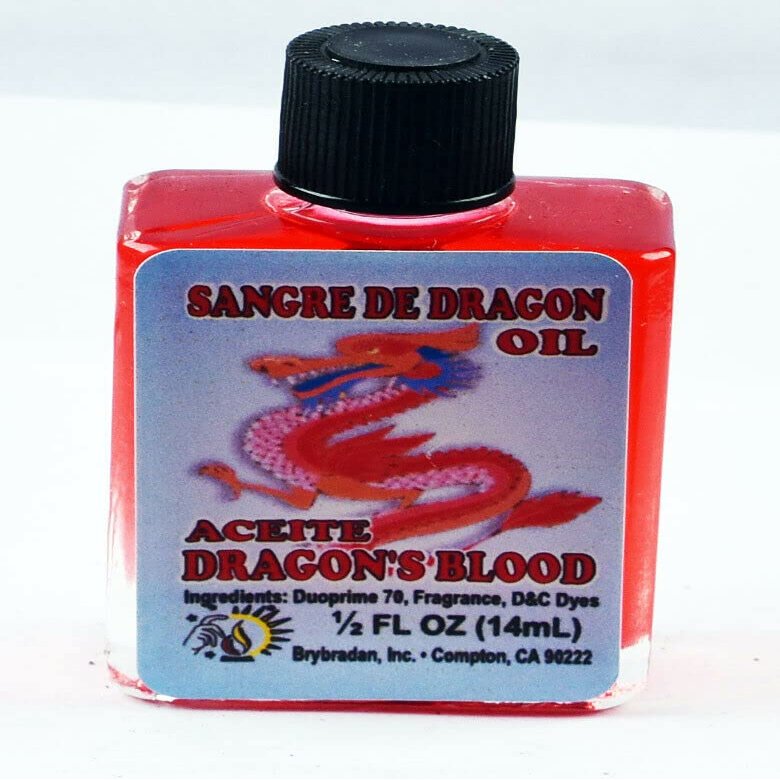 3 PCS BRYBRADAN DRAGON'S BLOOD SPIRITUAL OIL SANGRE DE DRAGON ACEITE ESPIRITUAL -1/2 FL OZ 14.7ML