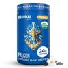 BIRDMAN Falcon Organic Vegan Protein Powder Vanilla, 24g Protein, Sugar Free, Probiotics, Low Carb, Keto Friendly, Dairy Free, Lactose Free, Non Whey, Plant Based Pea Protein Powder - 18 Servings view 1