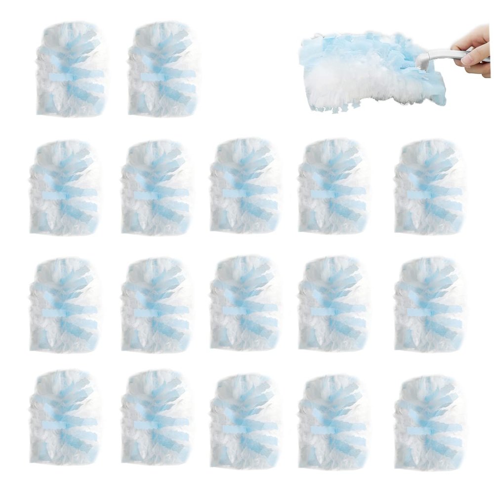JINYUDOME Disposable Duster Refills Heavy Duty Dusters Refills,S wiffer Cleaning Dusters Hand Duster Refills,30 Unscented Dusters