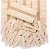Nuogo 1500 Pcs Wooden Ice Cream Sample Spoons Bulk Disposable Honey Gelato Tasting Sticks Cutlery Mini Wood Chocolate Hot Cocoa Essential Small Wedding Dessert Spoon for Eating Sampling Craft 3 Inches view 1