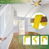 17FT Extendable Duster with 2-9 ft Extension Pole for High Ceilings, Newliton Cobweb Duster for Ceiling Fans Hard-to-Reach Areas, Long Handle Microfiber Dusting Tool for Home Cleaning view 2