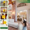 17FT Extendable Duster with 2-9 ft Extension Pole for High Ceilings, Newliton Cobweb Duster for Ceiling Fans Hard-to-Reach Areas, Long Handle Microfiber Dusting Tool for Home Cleaning view 3