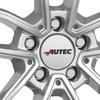 Autec rim MERCADOR 6.5x17 ET38 5x112 Brillantsilber compatible with Mercedes-Benz B CLA A C GLB GLA view 2