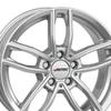 Autec rim MERCADOR 6.5x17 ET38 5x112 Brillantsilber compatible with Mercedes-Benz B CLA A C GLB GLA view 4