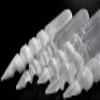 6.3" Spiral Selenite Massage Wand Polished Natural Satin Spar Crystal Point One Side Terminated Mineral Unicorn Horn Gemstone Stick - Morocco (1PC) view 1