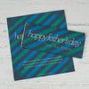25ct DIY Father's Day Favors Personalized Wrappers for Chocolate Bars (25 Count) - Stripes view 1