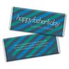 25ct DIY Father's Day Favors Personalized Wrappers for Chocolate Bars (25 Count) - Stripes view 2