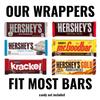25ct DIY Father's Day Favors Personalized Wrappers for Chocolate Bars (25 Count) - Argyle Pattern view 4