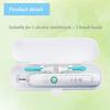 2 Pcs Electric Toothbrush Travel Case, Portable Travel Toothbrush Holder for Philips sonicare and Other Electric Toothbrush Set by VeniCare (Blue&White) view 4