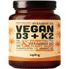 sapling Vegan Vitamin D3 + K2 Supplement with MCT Oil from Coconut - 4000 IU Vitamin D and 100mcg Vitamin K2 as Mk7 - Calcium Absorption, Bone Strength, and Immune Health Support* - 60 Softgels view 1