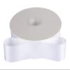 1-1/2" Inch Double Faced Satin Ribbon Solid Polyester Ribbon for Gift Wrapping, Crafts, Hair Bows, Wedding Party Decaration, Baby Shower Decoration Floral Arrangement (100 Yards, White) view 3