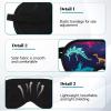 Eurzom 6 Pieces Shark Dinosaur Kids Sleep Mask Soft Satin Eye Mask Boys Animals Theme Kids Night Products for Sleeping Supplies, 6 Styles(Dinosaur) view 3