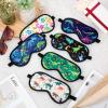 Eurzom 6 Pieces Shark Dinosaur Kids Sleep Mask Soft Satin Eye Mask Boys Animals Theme Kids Night Products for Sleeping Supplies, 6 Styles(Dinosaur) view 4