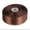 1" Inch Double Faced Satin Ribbon Solid Polyester Ribbon for Gift Wrapping, Crafts, Hair Bows, Wedding Party Decaration, Baby Shower Decoration Floral Arrangement (100 Yards, Brown) view 1