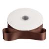 1" Inch Double Faced Satin Ribbon Solid Polyester Ribbon for Gift Wrapping, Crafts, Hair Bows, Wedding Party Decaration, Baby Shower Decoration Floral Arrangement (100 Yards, Brown) view 3