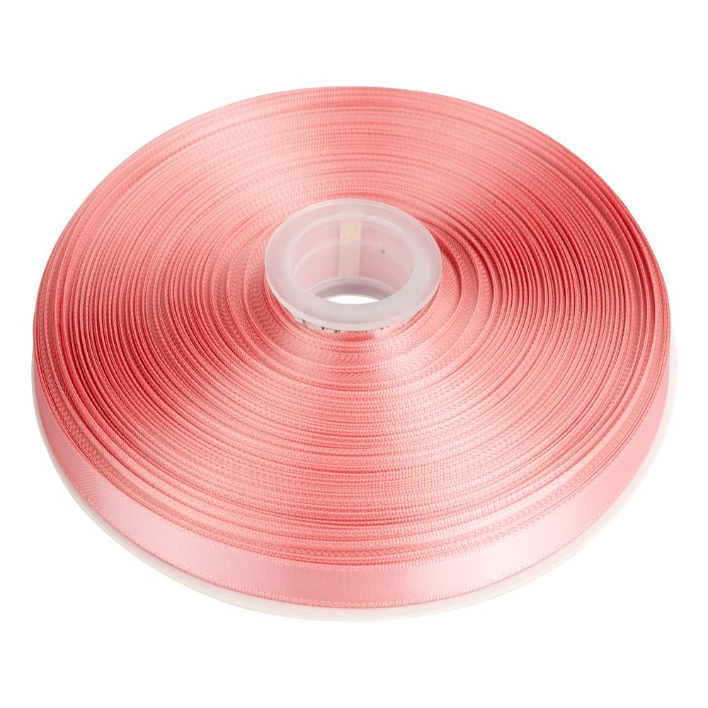 1/4" Inch Double Faced Satin Ribbon Solid Polyester Ribbon for Gift Wrapping, Crafts, Hair Bows, Wedding Party Decaration, Baby Shower Decoration Floral Arrangement (100 Yards, Dusty Rose)