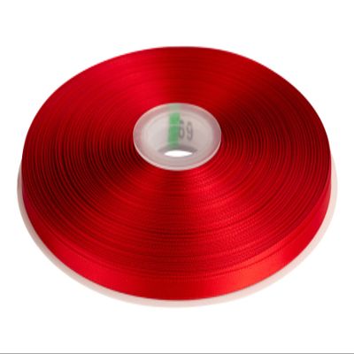 1/4" Inch Double Faced Satin Ribbon Solid Polyester Ribbon for Gift Wrapping, Crafts, Hair Bows, Wedding Party Decaration, Baby Shower Decoration Floral Arrangement (100 Yards, Red)
