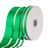 3/8" Inch Double Faced Satin Ribbon Solid Polyester Ribbon for Gift Wrapping, Crafts, Hair Bows, Wedding Party Decaration, Baby Shower Decoration Floral Arrangement (100 Yards, Emerald) view 4