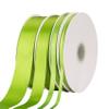 1-1/2" Inch Double Faced Satin Ribbon Solid Polyester Ribbon for Gift Wrapping, Crafts, Hair Bows, Wedding Party Decaration, Baby Shower Decoration Floral Arrangement (100 Yards, Kiwi) view 4
