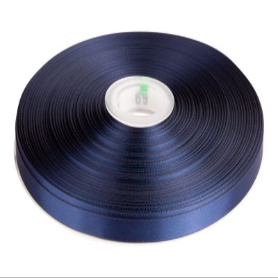 3/8" Inch Double Faced Satin Ribbon Solid Polyester Ribbon for Gift Wrapping, Crafts, Hair Bows, Wedding Party Decaration, Baby Shower Decoration Floral Arrangement (100 Yards, Navy)