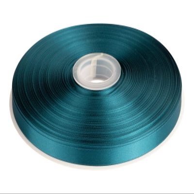 3/8" Inch Double Faced Satin Ribbon Solid Polyester Ribbon for Gift Wrapping, Crafts, Hair Bows, Wedding Party Decaration, Baby Shower Decoration Floral Arrangement (100 Yards, Teal)