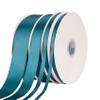 3/8" Inch Double Faced Satin Ribbon Solid Polyester Ribbon for Gift Wrapping, Crafts, Hair Bows, Wedding Party Decaration, Baby Shower Decoration Floral Arrangement (100 Yards, Teal) view 4