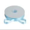 3/8" Inch Double Faced Satin Ribbon Solid Polyester Ribbon for Gift Wrapping, Crafts, Hair Bows, Wedding Party Decaration, Baby Shower Decoration Floral Arrangement (100 Yards, Lt. Blue) view 3