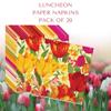 Keep Unique 20-ct 13x13 Flowers Paper Luncheon Decoupage Napkins, 3-Ply Servilletas Printed Flowering Spring Napkin for Christmas Art, Dinner and Party, Disposable Napkins Decor (Flowering Spring) view 3