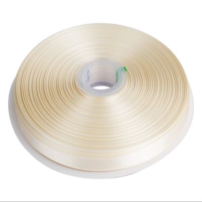 1/4" Inch Double Faced Satin Ribbon Solid Polyester Ribbon for Gift Wrapping, Crafts, Hair Bows, Wedding Party Decaration, Baby Shower Decoration Floral Arrangement (100 Yards, Ivory)