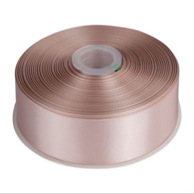 1" Inch Double Faced Satin Ribbon Solid Polyester Ribbon for Gift Wrapping, Crafts, Hair Bows, Wedding Party Decaration, Baby Shower Decoration Floral Arrangement (100 Yards, Vanilla)