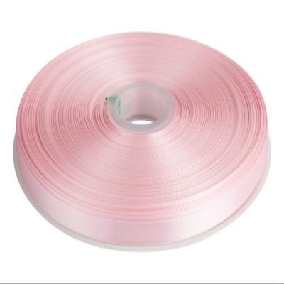3/8" Inch Double Faced Satin Ribbon Solid Polyester Ribbon for Gift Wrapping, Crafts, Hair Bows, Wedding Party Decaration, Baby Shower Decoration Floral Arrangement (100 Yards, Lt. Pink)