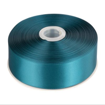 1" Inch Double Faced Satin Ribbon Solid Polyester Ribbon for Gift Wrapping, Crafts, Hair Bows, Wedding Party Decaration, Baby Shower Decoration Floral Arrangement (100 Yards, Teal)