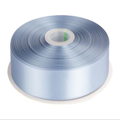 1" Inch Double Faced Satin Ribbon Solid Polyester Ribbon for Gift Wrapping, Crafts, Hair Bows, Wedding Party Decaration, Baby Shower Decoration Floral Arrangement (100 Yards, French Blue)