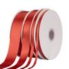 3/8" Inch Double Faced Satin Ribbon Solid Polyester Ribbon for Gift Wrapping, Crafts, Hair Bows, Wedding Party Decaration, Baby Shower Decoration Floral Arrangement (100 Yards, Rust) view 4