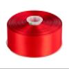 1-1/2" Inch Double Faced Satin Ribbon Solid Polyester Ribbon for Gift Wrapping, Crafts, Hair Bows, Wedding Party Decaration, Baby Shower Decoration Floral Arrangement (100 Yards, Red) view 1