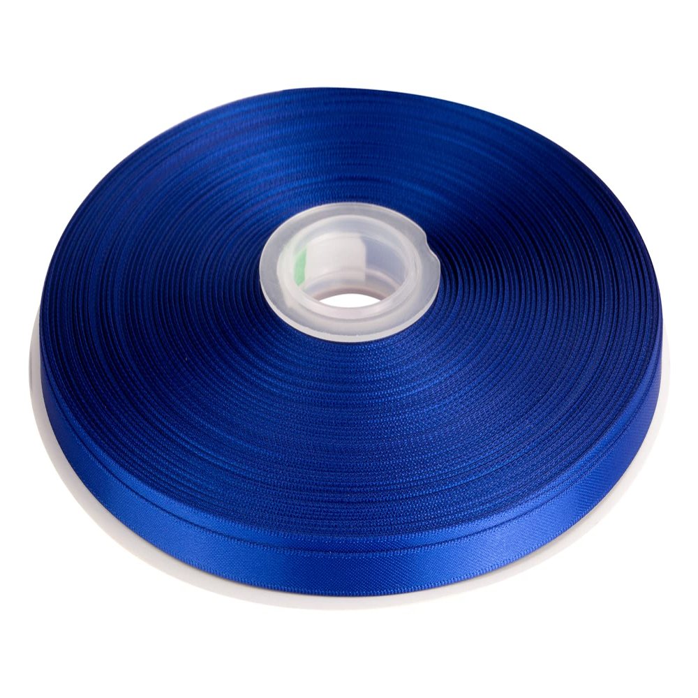 1/4" Inch Double Faced Satin Ribbon Solid Polyester Ribbon for Gift Wrapping, Crafts, Hair Bows, Wedding Party Decaration, Baby Shower Decoration Floral Arrangement (100 Yards, Cobalt)