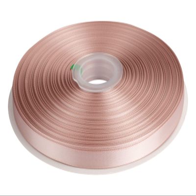 3/8" Inch Double Faced Satin Ribbon Solid Polyester Ribbon for Gift Wrapping, Crafts, Hair Bows, Wedding Party Decaration, Baby Shower Decoration Floral Arrangement (100 Yards, Vanilla)