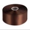 1-1/2" Inch Double Faced Satin Ribbon Solid Polyester Ribbon for Gift Wrapping, Crafts, Hair Bows, Wedding Party Decaration, Baby Shower Decoration Floral Arrangement (100 Yards, Brown) view 1