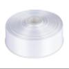 1" Inch Double Faced Satin Ribbon Solid Polyester Ribbon for Gift Wrapping, Crafts, Hair Bows, Wedding Party Decaration, Baby Shower Decoration Floral Arrangement (100 Yards, White) view 1