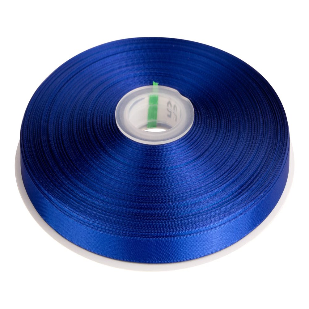 3/8" Inch Double Faced Satin Ribbon Solid Polyester Ribbon for Gift Wrapping, Crafts, Hair Bows, Wedding Party Decaration, Baby Shower Decoration Floral Arrangement (100 Yards, Cobalt)