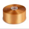 1-1/2" Inch Double Faced Satin Ribbon Solid Polyester Ribbon for Gift Wrapping, Crafts, Hair Bows, Wedding Party Decaration, Baby Shower Decoration Floral Arrangement (100 Yards, Old Gold) view 1
