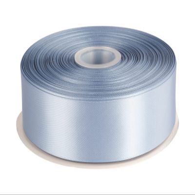 1-1/2" Inch Double Faced Satin Ribbon Solid Polyester Ribbon for Gift Wrapping, Crafts, Hair Bows, Wedding Party Decaration, Baby Shower Decoration Floral Arrangement (100 Yards, French Blue)