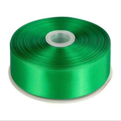1" Inch Double Faced Satin Ribbon Solid Polyester Ribbon for Gift Wrapping, Crafts, Hair Bows, Wedding Party Decaration, Baby Shower Decoration Floral Arrangement (100 Yards, Emerald)