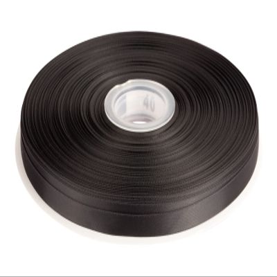 3/8" Inch Double Faced Satin Ribbon Solid Polyester Ribbon for Gift Wrapping, Crafts, Hair Bows, Wedding Party Decaration, Baby Shower Decoration Floral Arrangement (100 Yards, Black)
