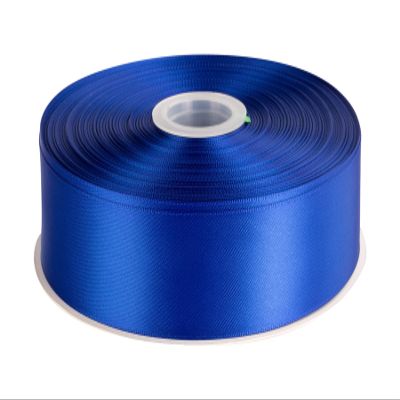 1-1/2" Inch Double Faced Satin Ribbon Solid Polyester Ribbon for Gift Wrapping, Crafts, Hair Bows, Wedding Party Decaration, Baby Shower Decoration Floral Arrangement (100 Yards, Cobalt)