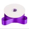 1" Inch Double Faced Satin Ribbon Solid Polyester Ribbon for Gift Wrapping, Crafts, Hair Bows, Wedding Party Decaration, Baby Shower Decoration Floral Arrangement (100 Yards, Purple) view 3