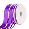 1" Inch Double Faced Satin Ribbon Solid Polyester Ribbon for Gift Wrapping, Crafts, Hair Bows, Wedding Party Decaration, Baby Shower Decoration Floral Arrangement (100 Yards, Purple) view 4
