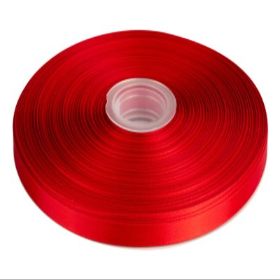 3/8" Inch Double Faced Satin Ribbon Solid Polyester Ribbon for Gift Wrapping, Crafts, Hair Bows, Wedding Party Decaration, Baby Shower Decoration Floral Arrangement (100 Yards, Red)